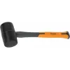 Bradas gumené kladivo 450 g antracit/oranžová 340 mm fiberglassová rukoväť protišmyková TPR rukoväť DIY-HF6045