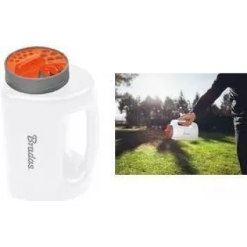 Bradas ručný mini rozmetávač WHITE LINE, 2 litre, biela/antracit, plast, ergonomická rukoväť, 1 kus (WL-SE101)