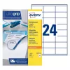 AVERY viacúčelové etikety 70 x 35 mm biele Ultragrip, 2400 etikiet (3422-100.FR)
