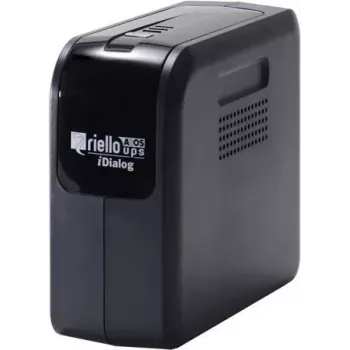 Riello UPS iDialog IDG 600 - 600 VA line-interactive UPS, 4 Schuko výstupy, USB, tower, čierna