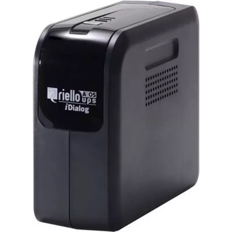 Riello UPS iDialog IDG 600 - 600 VA line-interactive UPS, 4 Schuko výstupy, USB, tower, čierna