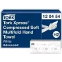 TORK Xpress multifold papierové utierky, 212 x 320 mm, W-sklad systém H2, Advanced, tissue, reliéfne, biele - 1 balenie (600454)
