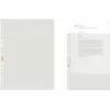 ELBA Recycling A4 zakladače dokumentov, transparentné, 0,08 mm PE, otvorené zhora, balenie 50 ks
