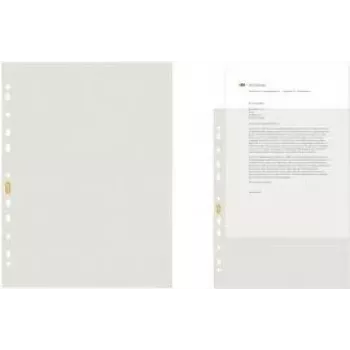 ELBA Recycling A4 zakladače dokumentov, transparentné, 0,08 mm PE, otvorené zhora, balenie 50 ks