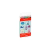 Caran d'Ache Swisscolor Kawaii Monsters vodou rozmývateľné pastelky, sada 12 ks, šesťhranné cedrové drevo 1285.801