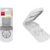 Metaltex univerzálny krájač na vajcia, ABS plast, strieborná/biela, 1 kus (204510014)