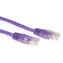 ACT IB4715 Cat5e U/UTP sieťový patch kábel, RJ45, fialový, 15 m