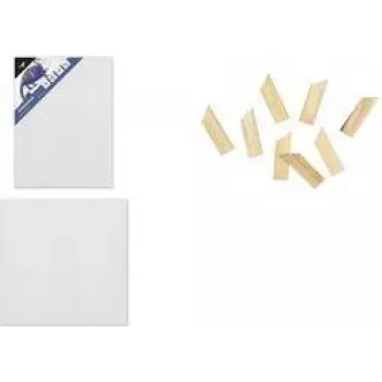 KANGARO plátno na rám 300 x 300 mm, 100% bavlna 380 g/m², 3-vrstvové gesso, balenie 4 ks (K-810041)