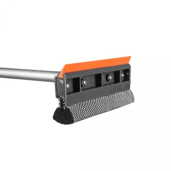 Bradas ES2110 teleskopický čistič okien auta s hubkou a gumenou stierkou, 600-950 mm, 200 mm šírka hubky