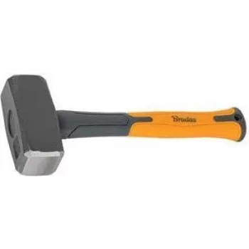 Bradas DIY-HF5100 kladivo, 1000 g hlava, antracitová/oranžová, 280 mm sklolaminátová rukoväť s protišmykovou TPR rukoväťou, 1 kus