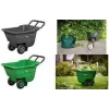 Bradas HANDY-GO záhradná fúrika 90 L zelená, nosnosť 150 kg, plastová vaňa, oceľový rám, vzduchové koleso TQ-WB090GR