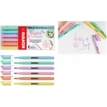 Kores Fixky so štetčekovým hrotom Marker Pastel Stil, 1 ks M21462