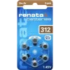 Renata ZA312 Zinkovzdušná batéria do načúvacích prístrojov PR41 165 mAh 1,4 V balenie 6 ks ZA312.DP6 0HG