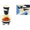 KANGARO Eco papierové poháre 180 ml čierna/biela na teplé a studené nápoje (1 ks) K-157001