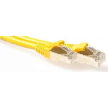ACT žltý 10m S/FTP CAT6A Snagless RJ45 patch kábel FB6810