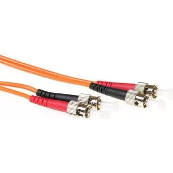 ACT 0,5m LSZH multimódové 62,5/125 OM1 optické patch kábel duplex ST/ST (RL1000)