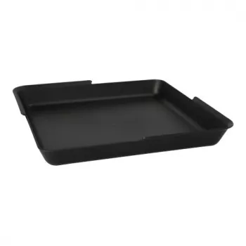 PAPSTAR Circulware opakovane použiteľná obdĺžniková servírovacia misa, nedelená, čierna, 1000 ml, polypropylén s 30% minerálnych plnív, 1 kus 97021