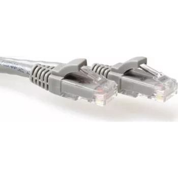 ACT IB3052 CAT6A U/UTP Snagless patch kábel, 0,25 m, sivý