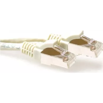 ACT slonovina 0,5m S/FTP CAT6A Snagless patch kábel s RJ45 konektormi FB6000