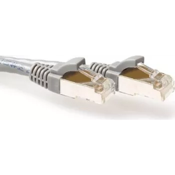 ACT sivý 30m LSZH S/FTP CAT6A Snagless patch kábel (FB7030)