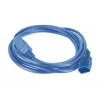 ACT napájací kábel C14 na C21 IEC 60320 modrý 3 m (AK5384)