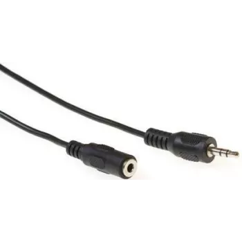 ACT AK2031 audio kábel 5 m 3,5 mm konektor samec na konektor samec čierny