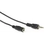 ACT AK2031 audio kábel 5 m 3,5 mm konektor samec na konektor samec čierny