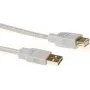 ACT SB2198 USB 2.0 predlžovací kábel USB-A konektor samec na USB-A konektor samica, 1,8 m, slonovinový