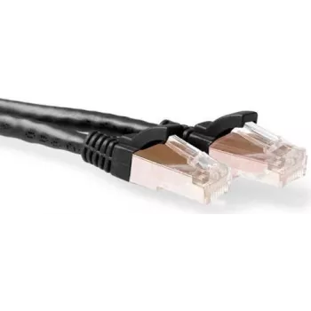 ACT 1,5 m Cat6a S/FTP sieťový kábel, čierny (IB9251)