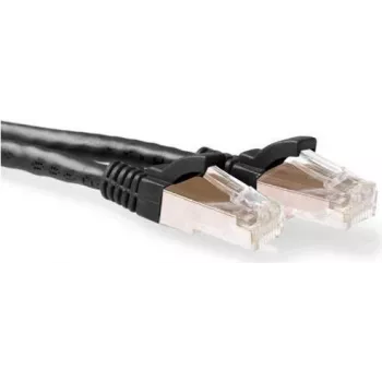 ACT 15 m CAT6a S/FTP snagless patch kábel, čierny FB6915