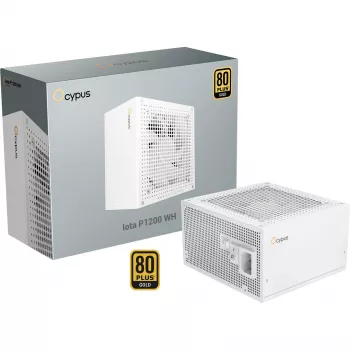 OCYPUS Iota P1200 White 1200W 80 PLUS Gold plne modulárny ATX 3.0 napájací zdroj