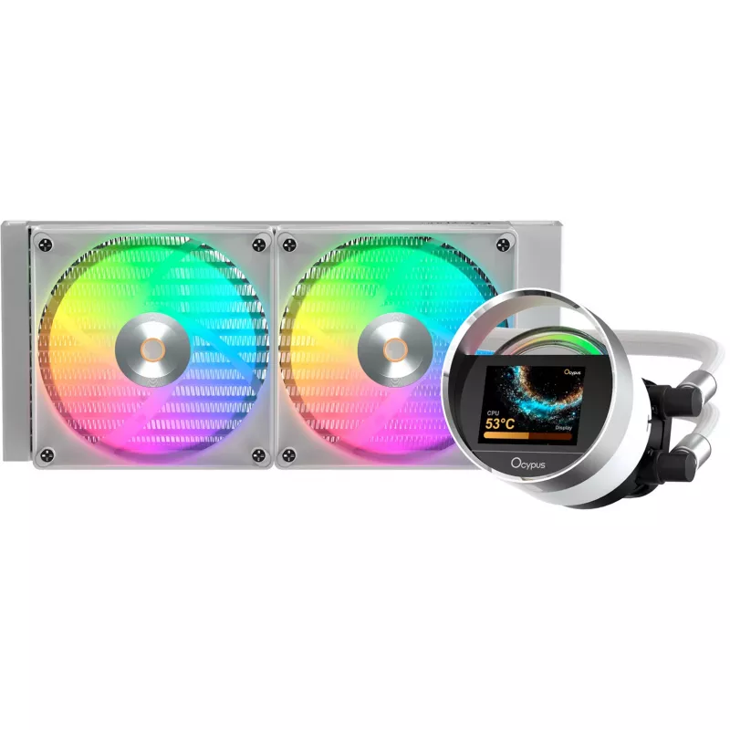 Ocypus Sigma L24 ARGB biely 240mm kvapalinový CPU chladič