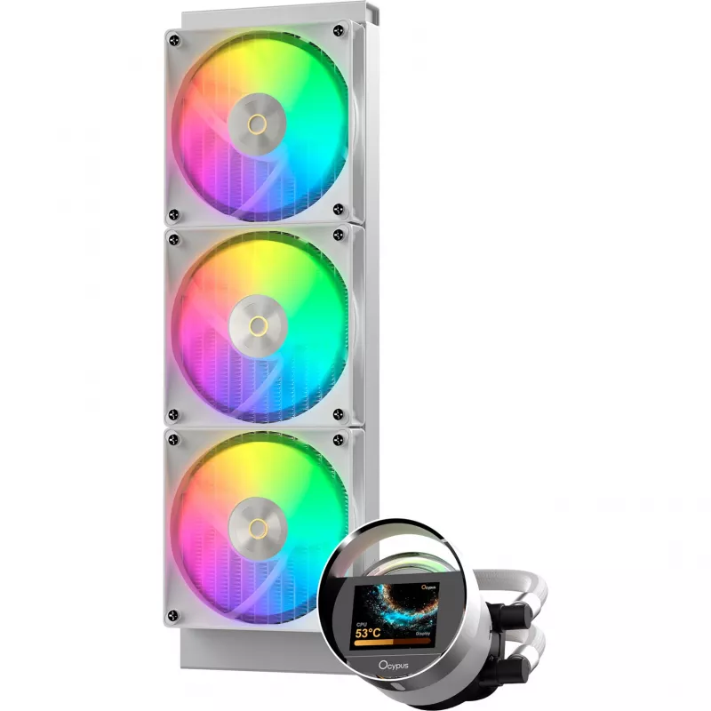Ocypus Sigma L36 ARGB biely 360mm kvapalinový CPU chladič