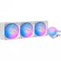 Ocypus Delta L36 ARGB V2 White AIO kvapalinový CPU chladič, 360 mm radiátor, 3x 120 mm ARGB ventilátory, Intel & AMD