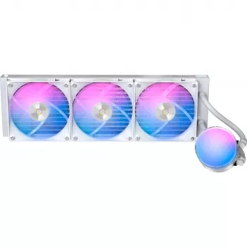 Ocypus Delta L36 ARGB V2 White AIO kvapalinový CPU chladič, 360 mm radiátor, 3x 120 mm ARGB ventilátory, Intel & AMD