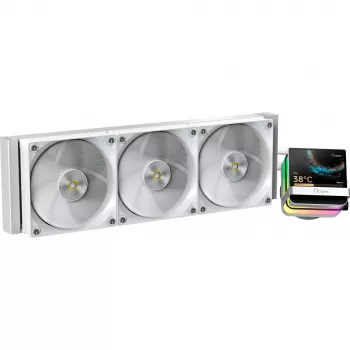Ocypus Sigma L36 PRO biely 360mm ARGB AIO kvapalinový CPU chladič