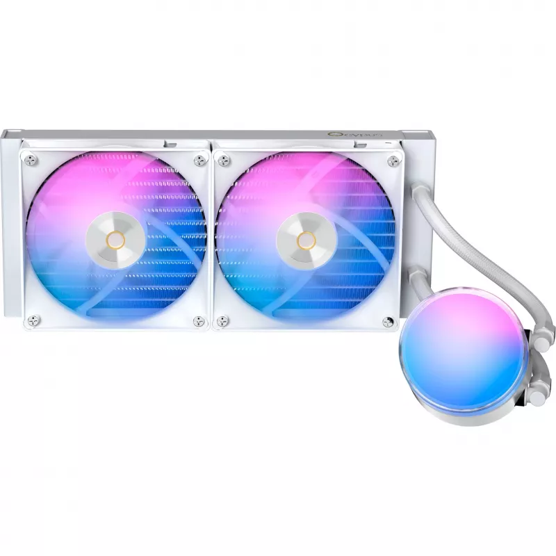 Ocypus Delta L24 ARGB V2 biely 240mm AIO kvapalinový CPU chladič