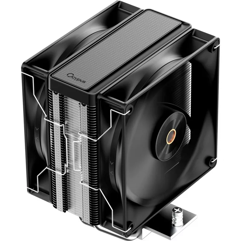 Ocypus Delta A40 Elite dvojventilátorový čierny 120 mm CPU vzduchový chladič