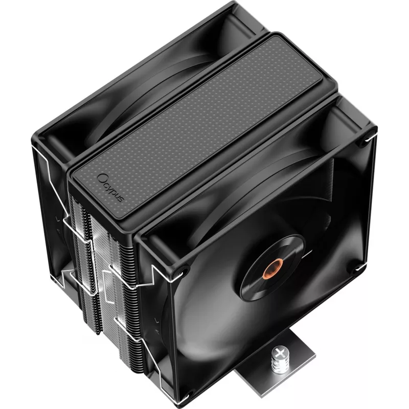 Ocypus Delta A40 Elite dvojventilátorový čierny 120 mm CPU vzduchový chladič