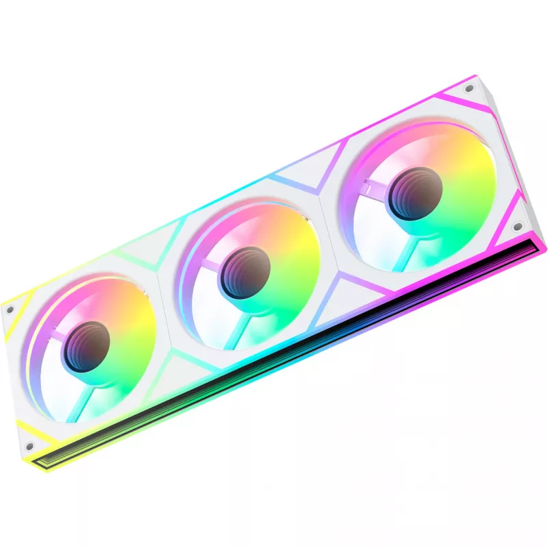 Ocypus Gamma F36 ARGB biely 360mm AIO kvapalinový CPU chladič