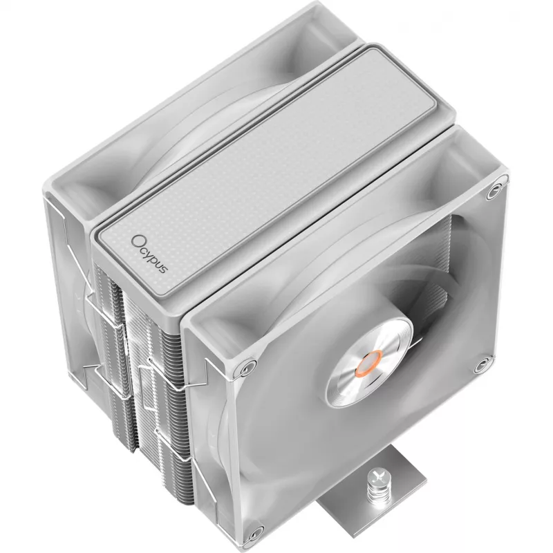 Ocypus Delta A40 Elite dvojventilátorový biely 120 mm CPU vzduchový chladič