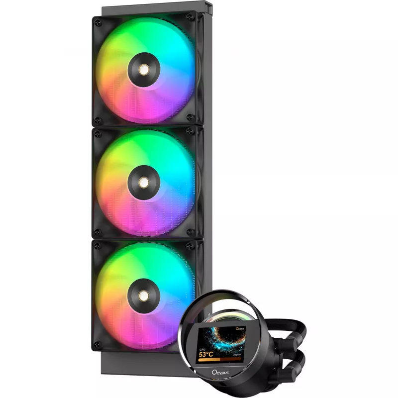 Ocypus Sigma L36 ARGB čierny 360mm AIO kvapalinový CPU chladič