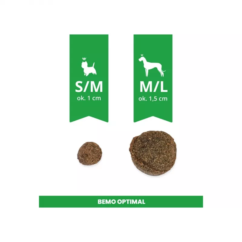 BEMO Optimal teľacie & zelenina Medium/Large - suché krmivo pre psy - 15kg