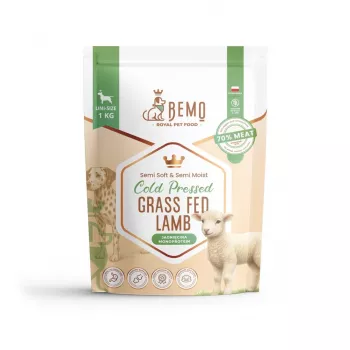 BEMO za studena lisované suché krmivo pre psy s jahňacím mäsom z oviec chovaných na pastve 1kg