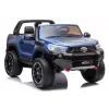 LEAN CARS Toyota Hilux DK-HL850 elektrické hračkárske auto pre deti, modrý lak, 4x4, 2 miesta, diaľkové ovládanie, LED svetlá, MP3, Bluetooth