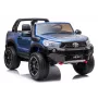 LEAN CARS Toyota Hilux DK-HL850 elektrické hračkárske auto pre deti, modrý lak, 4x4, 2 miesta, diaľkové ovládanie, LED svetlá, MP3, Bluetooth