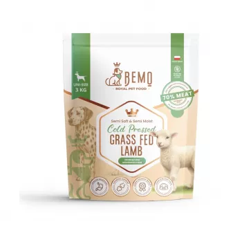 BEMO za studena lisované jahňacie z pastvy - suché krmivo pre psy - 3kg