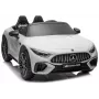 LEAN CARS Mercedes AMG SL63 batériou poháňané jazdné auto biele