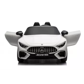 LEAN CARS Mercedes AMG SL63 batériou poháňané jazdné auto biele
