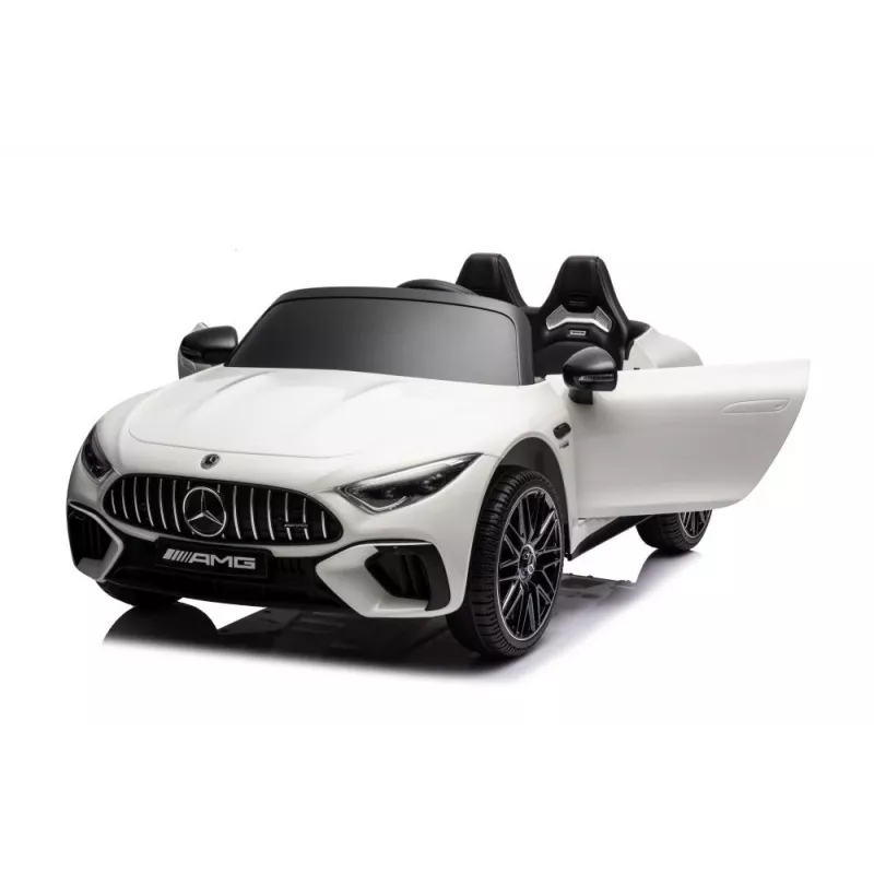 LEAN CARS Mercedes AMG SL63 batériou poháňané jazdné auto biele